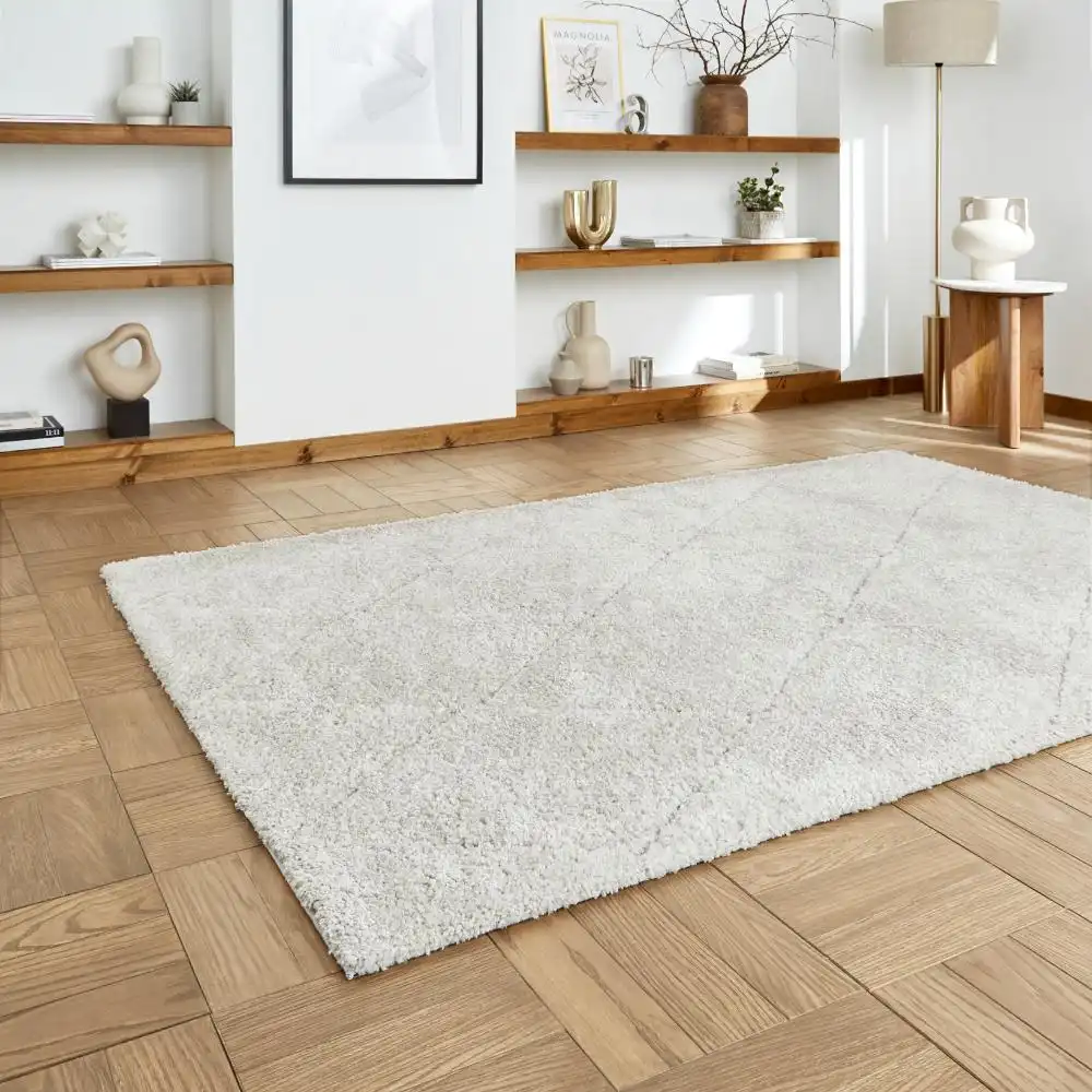 Ideal Shaggy 80260 Silver Rug - Image 3