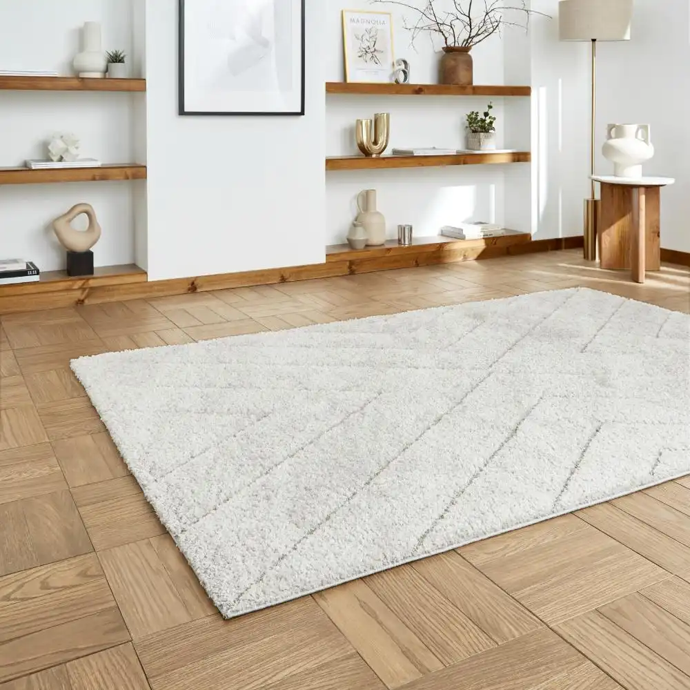 Ideal Shaggy 80362 Silver Rug - Image 2