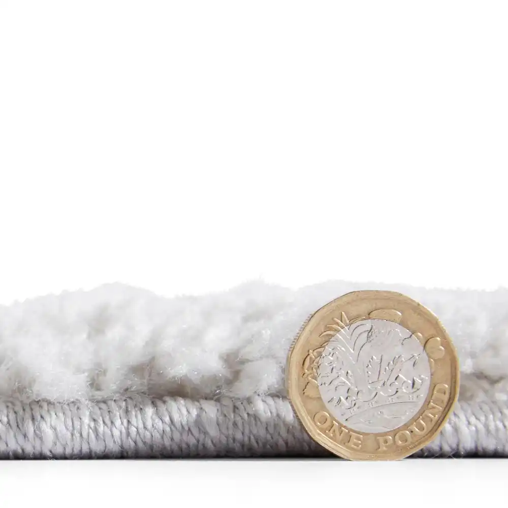 Ideal Shaggy 80362 Silver Rug - Image 3