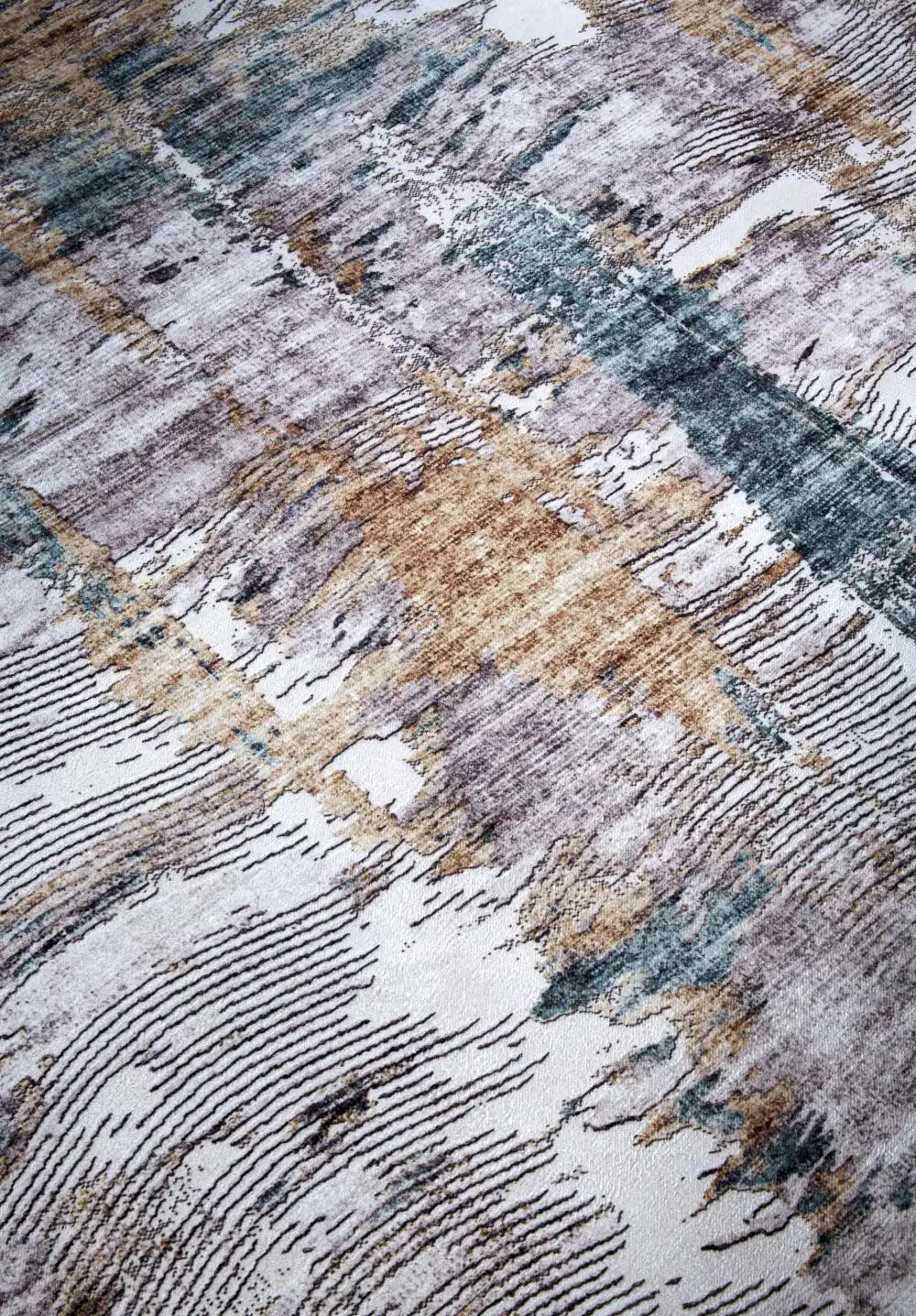 Imagination v2 Hans 106038 Saphire Gold Rug - Image 2