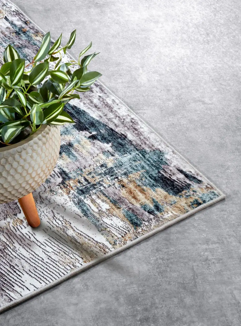 Imagination v2 Hans 106038 Saphire Gold Rug - Image 3
