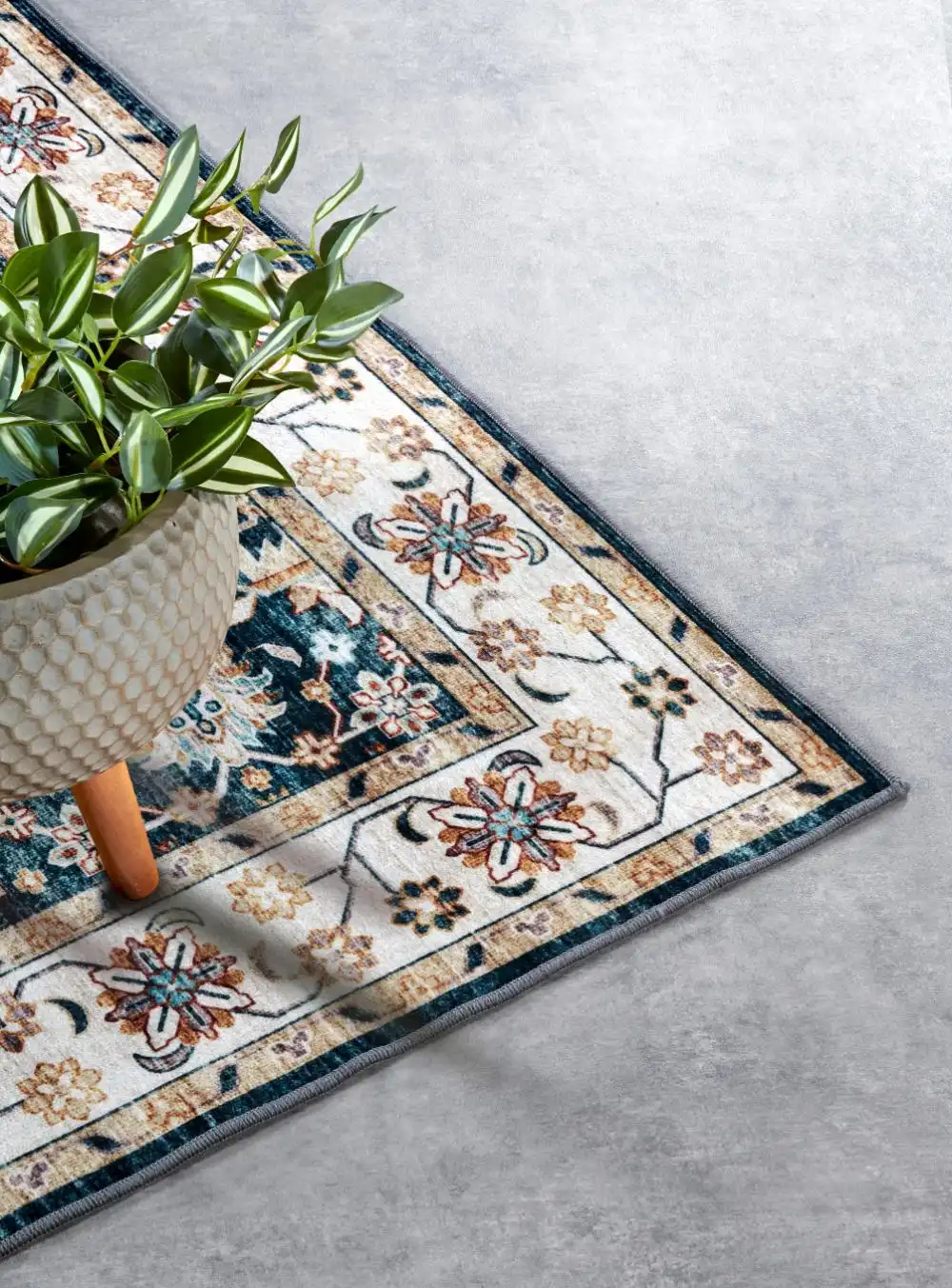 Imagination v2 Hans 106044 Blue Cream Rug - Image 3