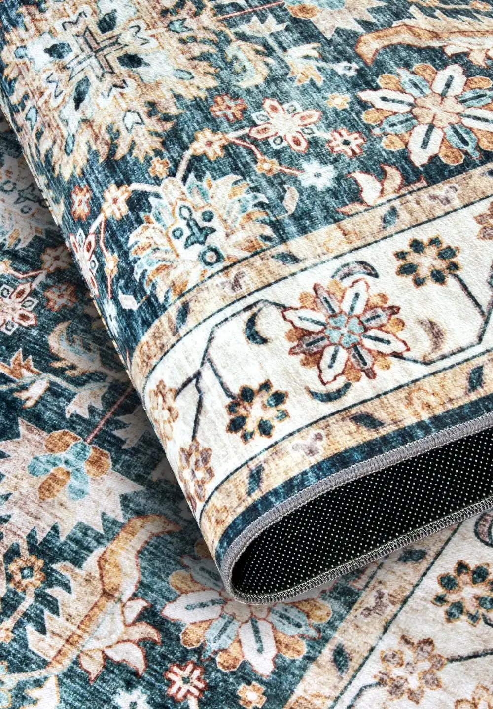 Imagination v2 Hans 106044 Blue Cream Rug - Image 4