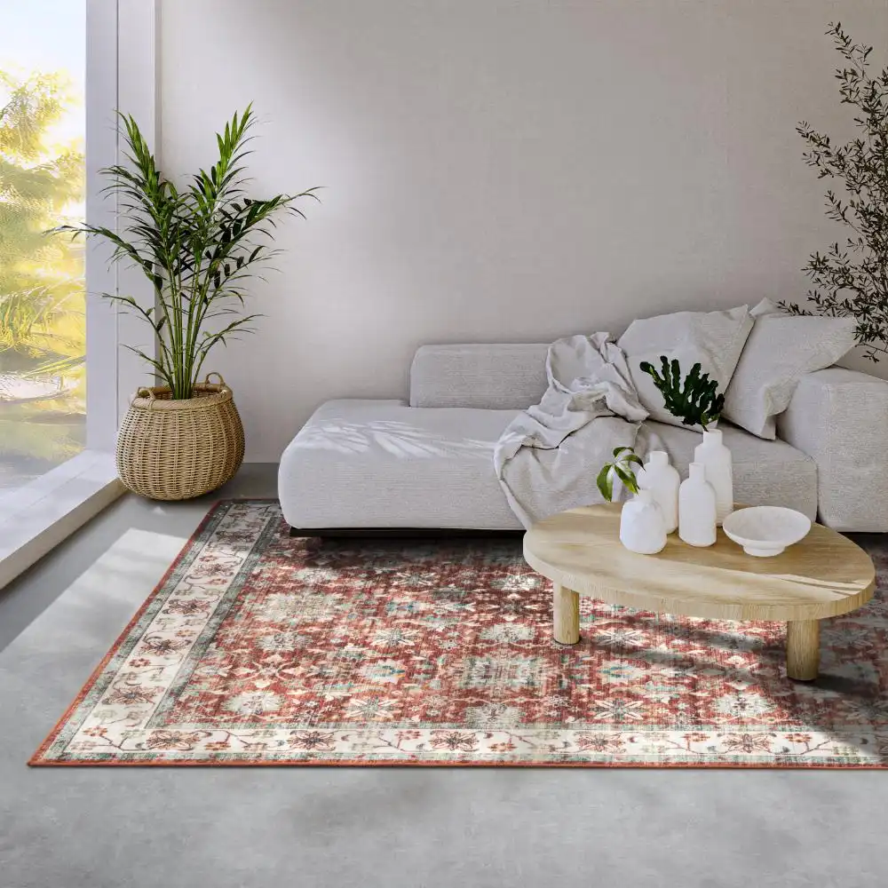Imagination v2 Hans 106045 Red Cream Rug