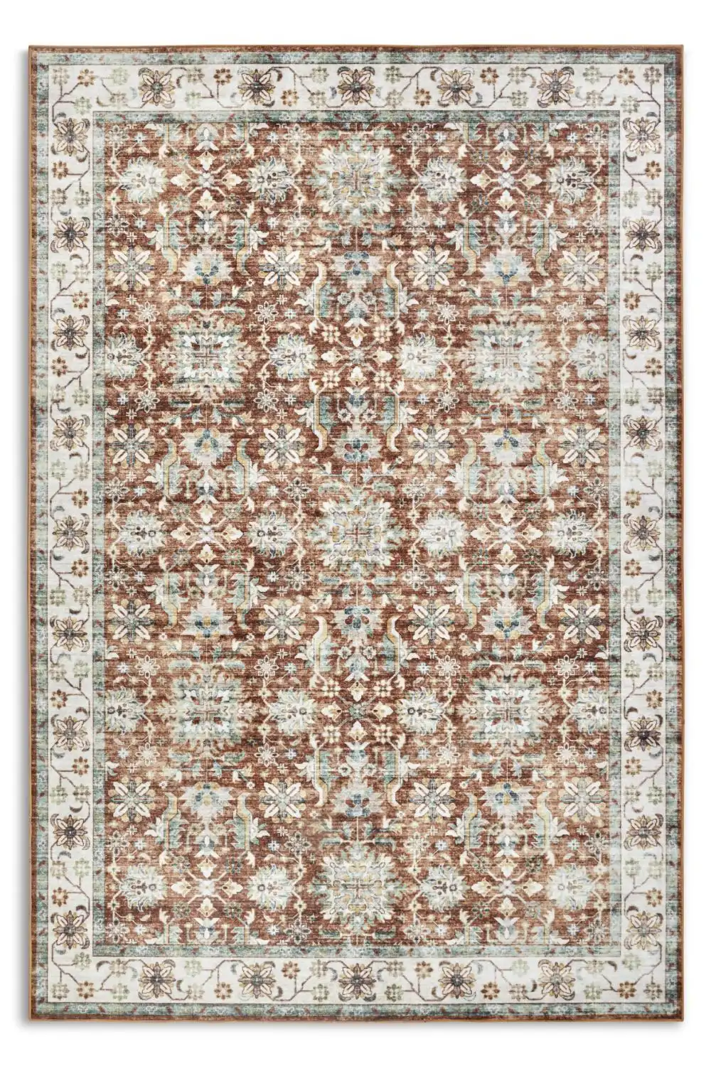 Imagination v2 Hans 106045 Red Cream Rug - Image 6