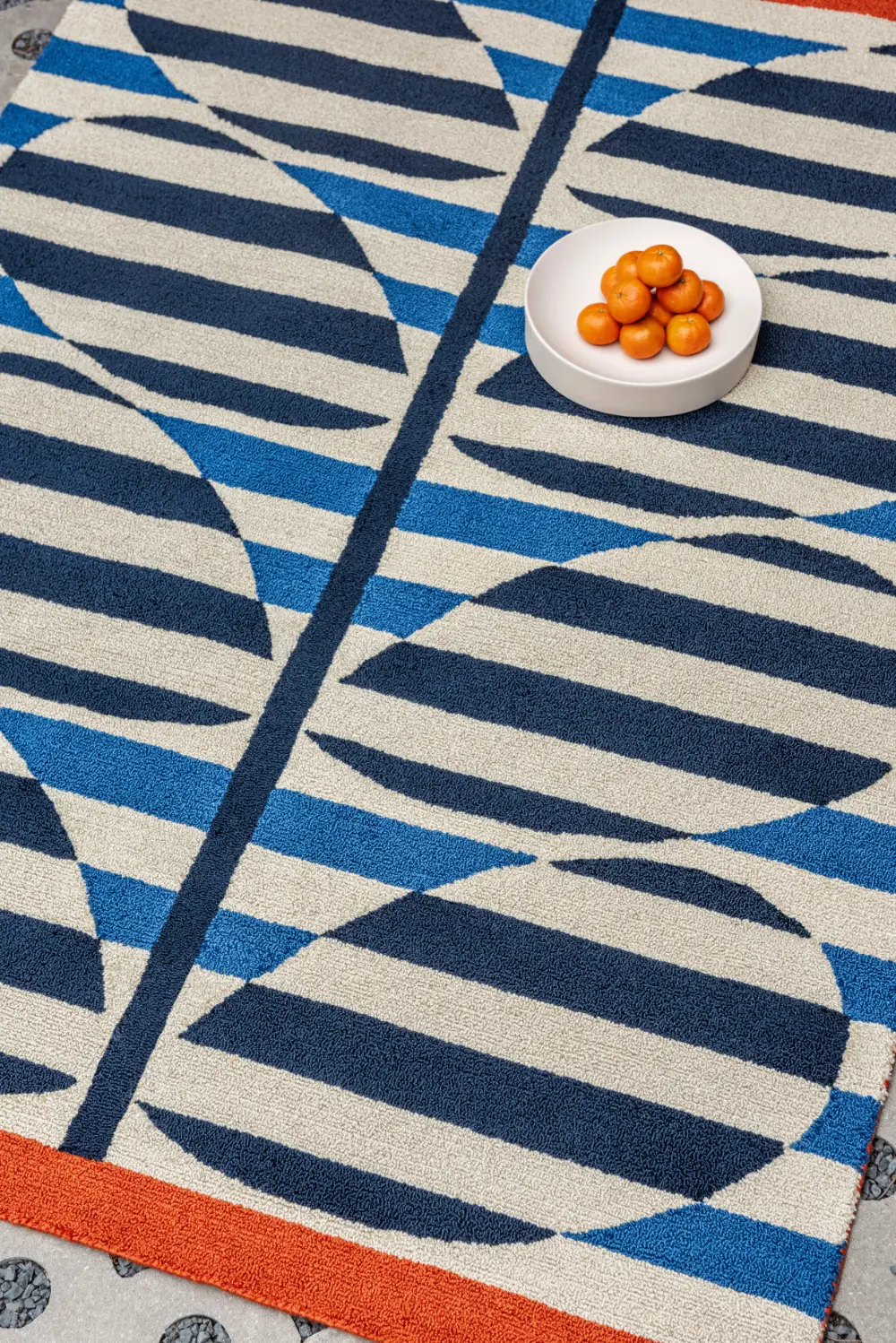In-Outdoor Orla Kiely Stripy Stem Azure outdoor 464308 Rug - Image 2