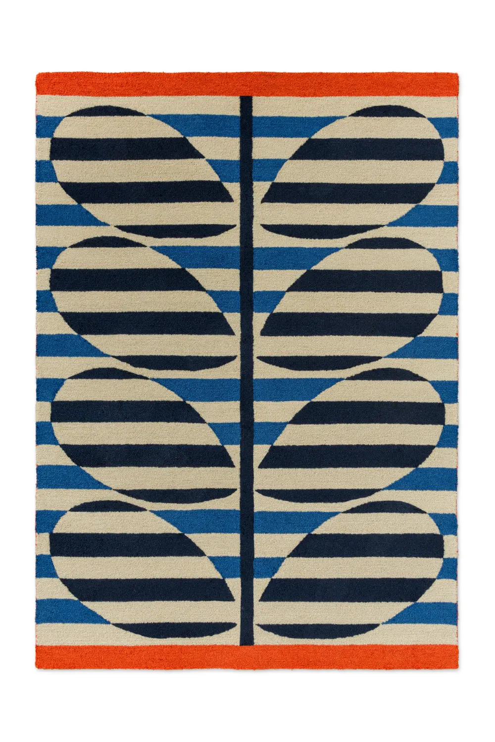 In-Outdoor Orla Kiely Stripy Stem Azure outdoor 464308 Rug - Image 5