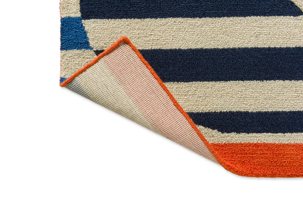 In-Outdoor Orla Kiely Stripy Stem Azure outdoor 464308 Rug - Image 8