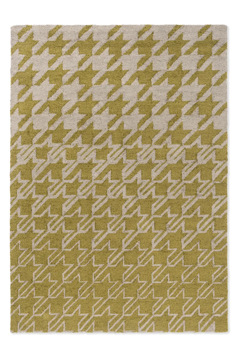 In-Outdoor Ted Baker Houndstooth Mustard outdoor 455706 Rug - Image 5