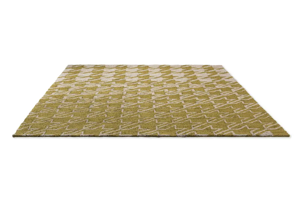 In-Outdoor Ted Baker Houndstooth Mustard outdoor 455706 Rug - Image 6