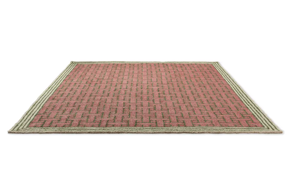 In-Outdoor Ted Baker Monogram Dusted Pink outdoor 455802 Rug - Image 6