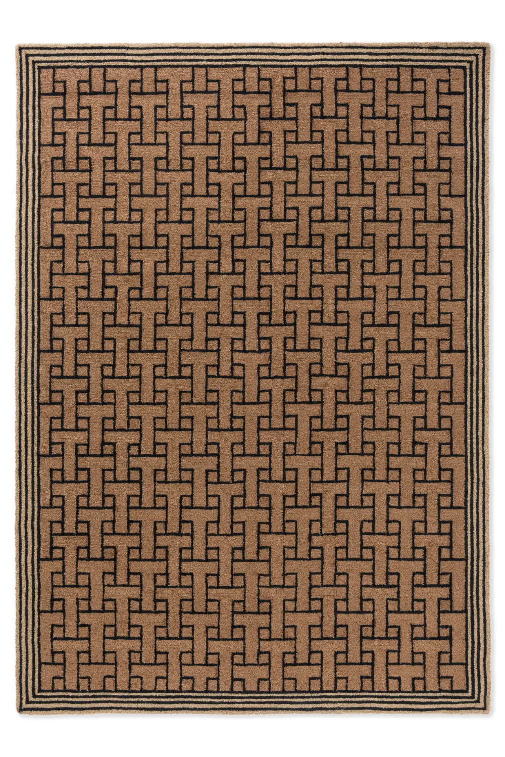 In-Outdoor Ted Baker Monogram Light Brown outdoor 455811 Rug - Image 5