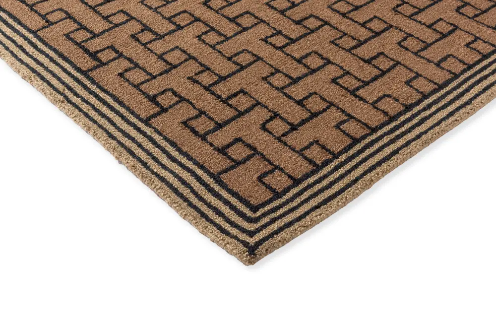 In-Outdoor Ted Baker Monogram Light Brown outdoor 455811 Rug - Image 7