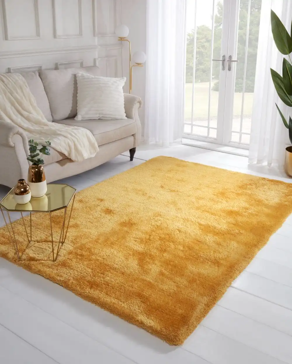 Indigo Ochre Rug