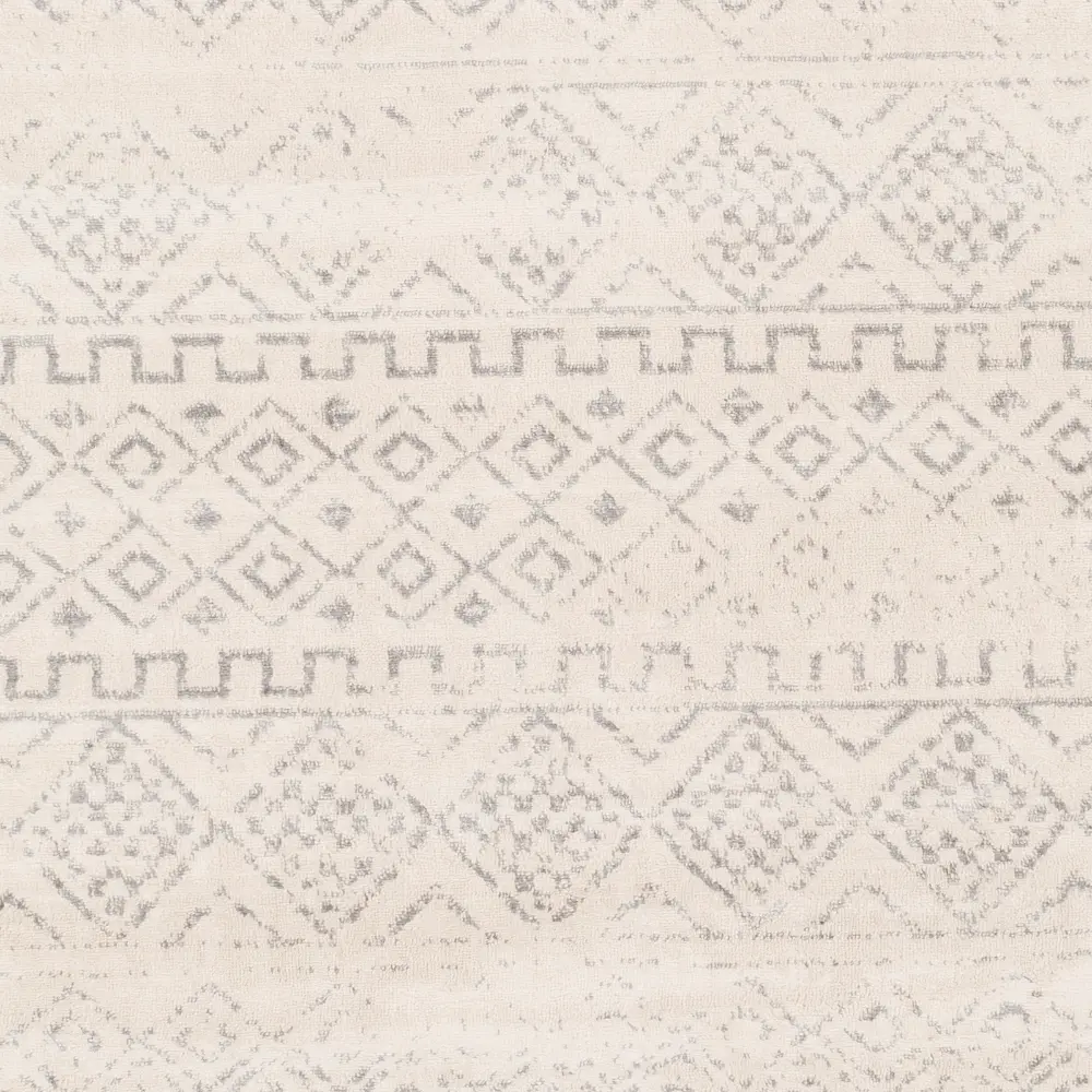 Induja Berber Modern High Pile Cream Rug - Image 4