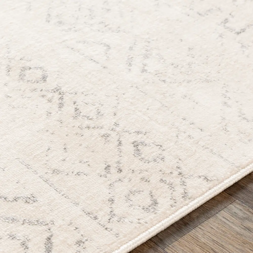 Induja Berber Modern High Pile Cream Rug - Image 5