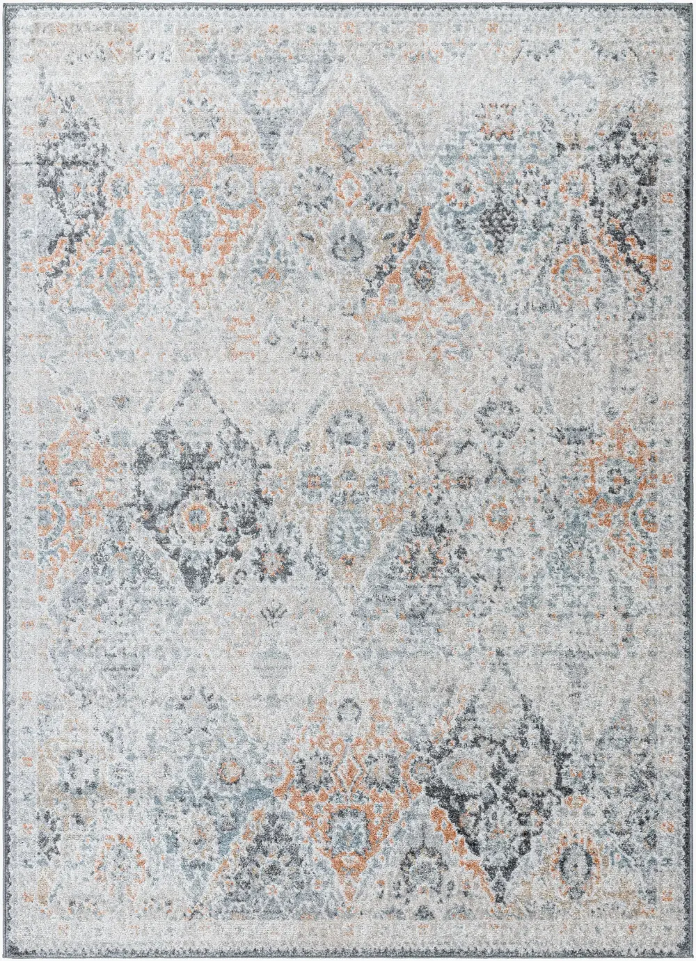 Ines Vintage Oriental Boho Amber Rug - Image 5