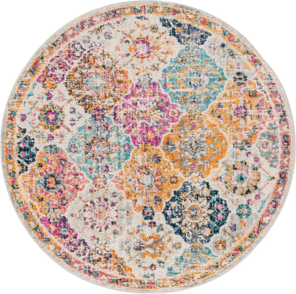 Ines Vintage Oriental Boho Saffron/Burnt Orange Rug - Image 15