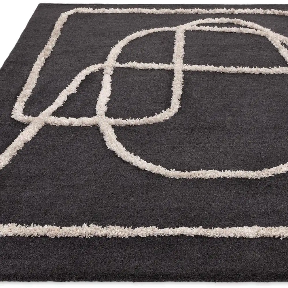 Infinity Charcoal Rug - Image 3