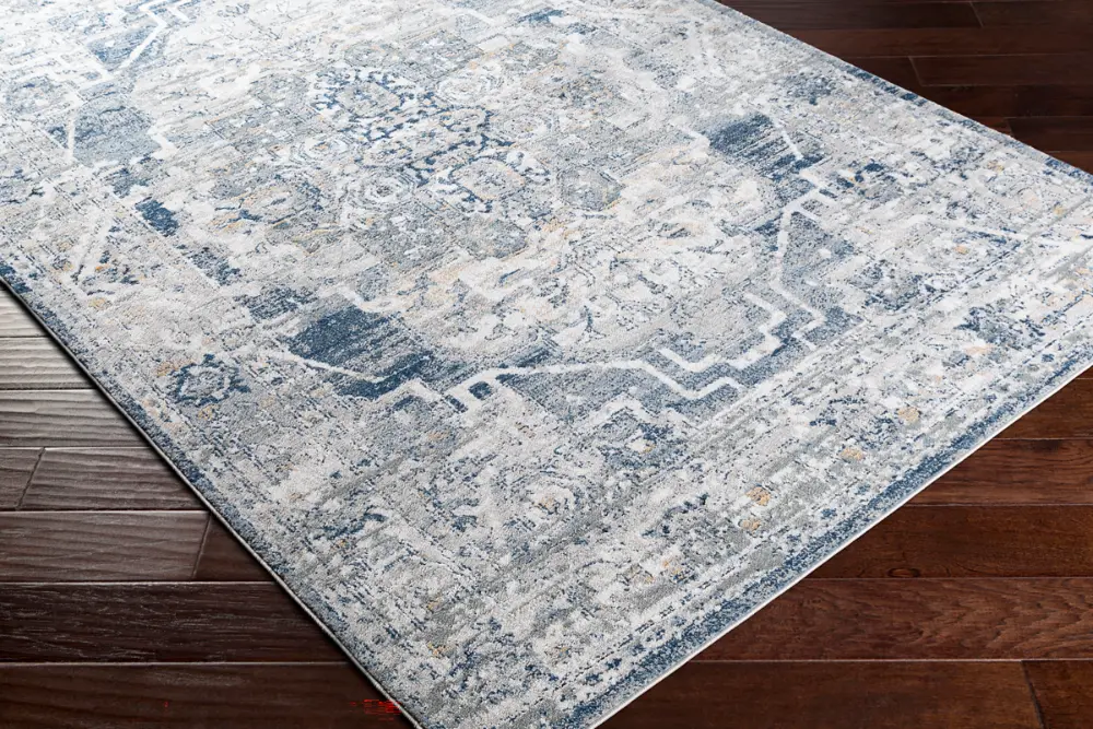 Isabella Vintage Oriental Boho Medium Grey Rug - Image 4