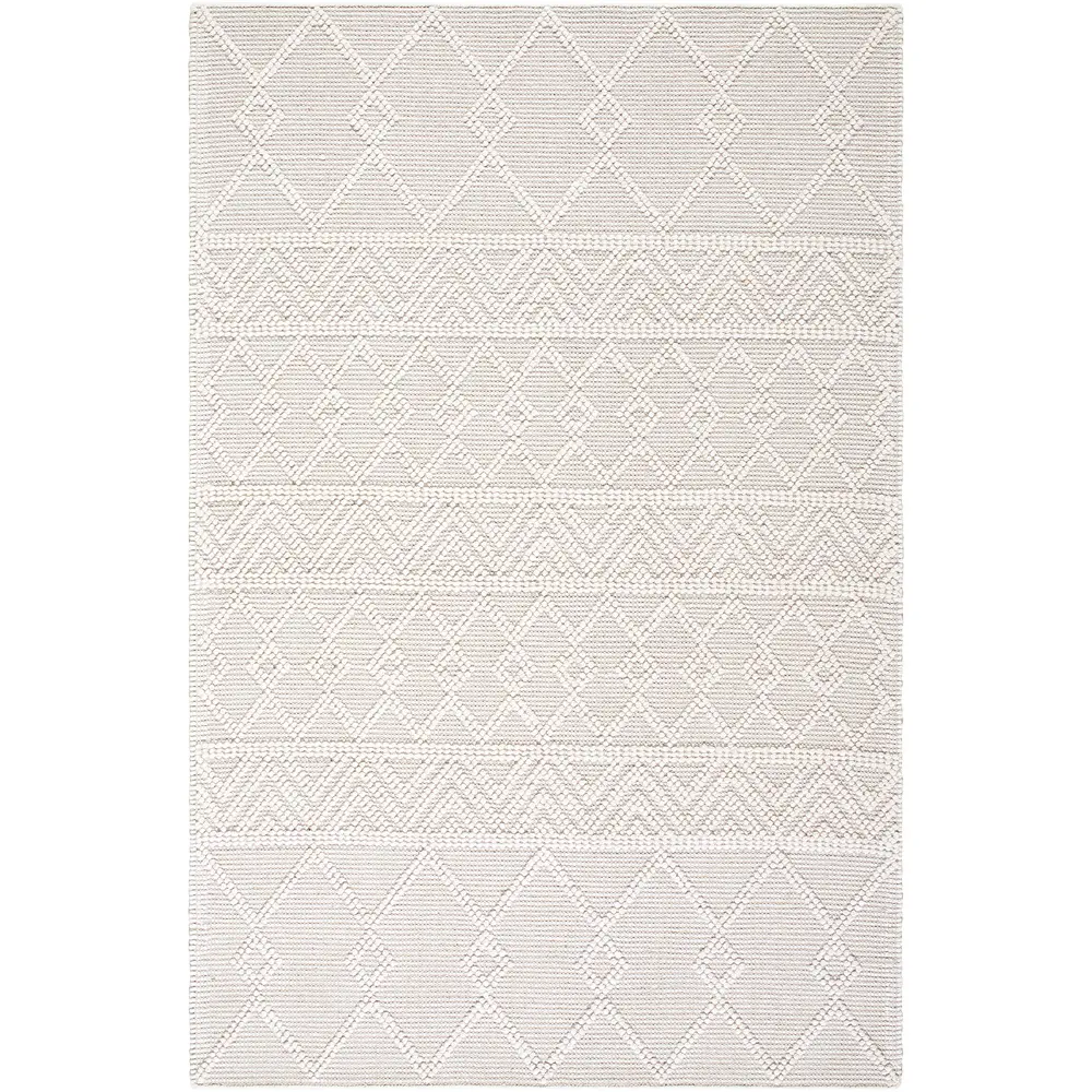 Ishani Hand-Woven Global Wool Beige Rug - Image 7
