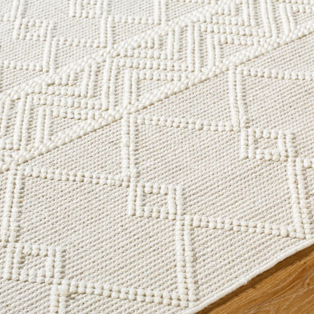 Ishani Hand-Woven Global Wool Beige Rug - Image 8