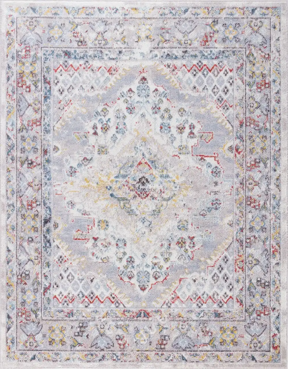 Jade Vintage Oriental Boho Taupe Rug - Image 3