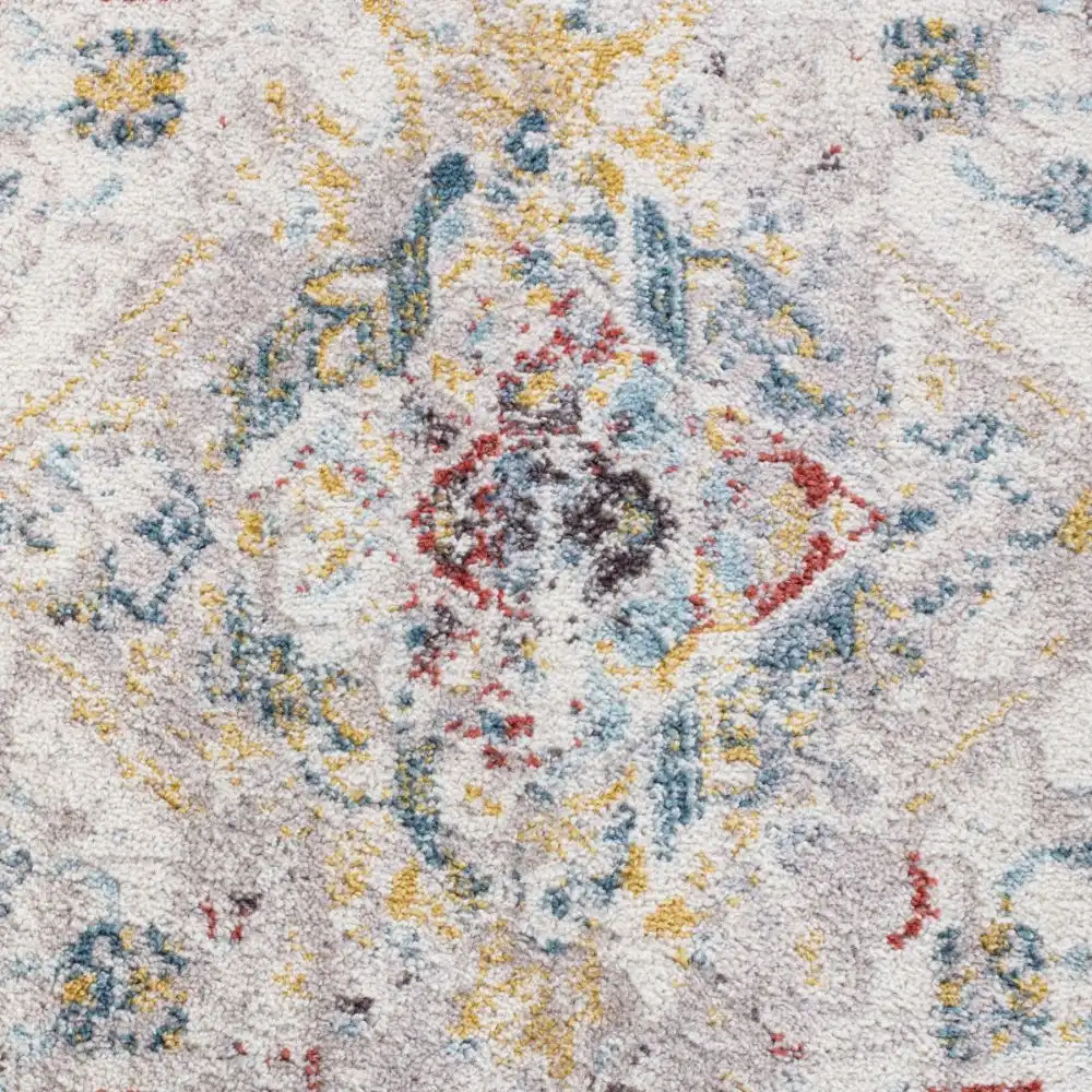 Jade Vintage Oriental Boho Taupe Rug - Image 9