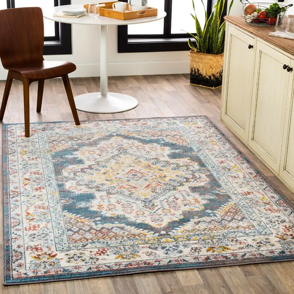 Jade Vintage Oriental Boho Camel Rug