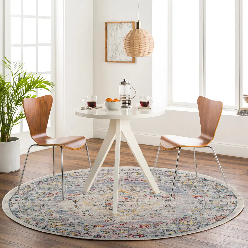 Jade Vintage Oriental Boho Taupe Rug - Image 11