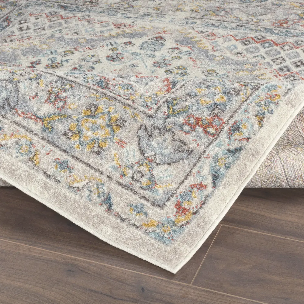 Jade Vintage Oriental Boho Taupe Rug - Image 7