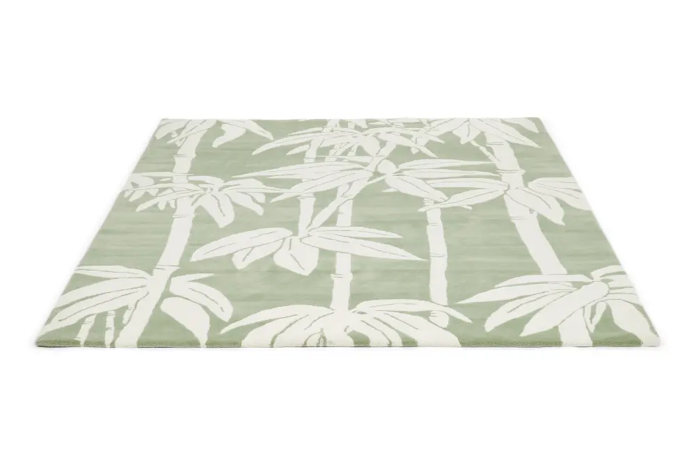 Japanese Floral Florence Broadhurst Oyster 039701 Rug - Image 2
