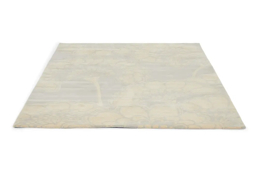 Japanese Floral Florence Broadhurst Oyster 039701 Rug - Image 8