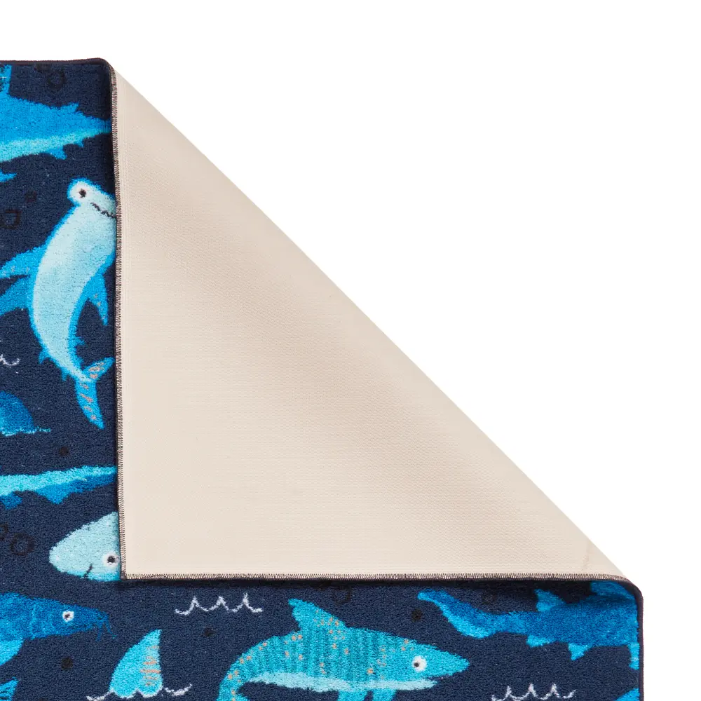 Catherine Lansfield Jawsome Sharks Blue - Washable - Image 6