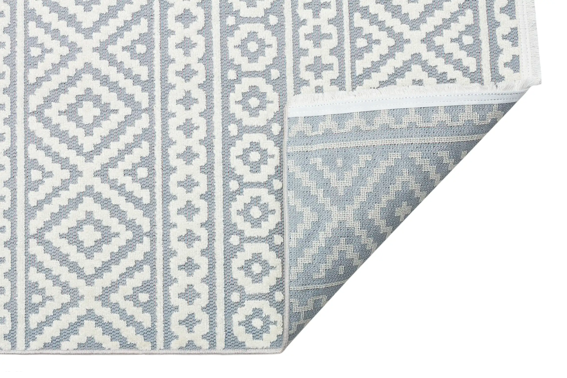 JAZZ Indoor / Outdoor JAZ02 Blue Rug - Image 4
