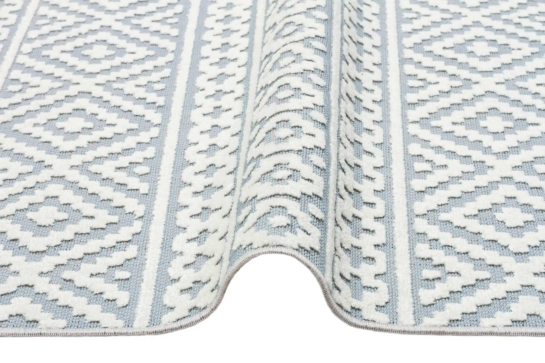 JAZZ Indoor / Outdoor JAZ02 Blue Rug - Image 5