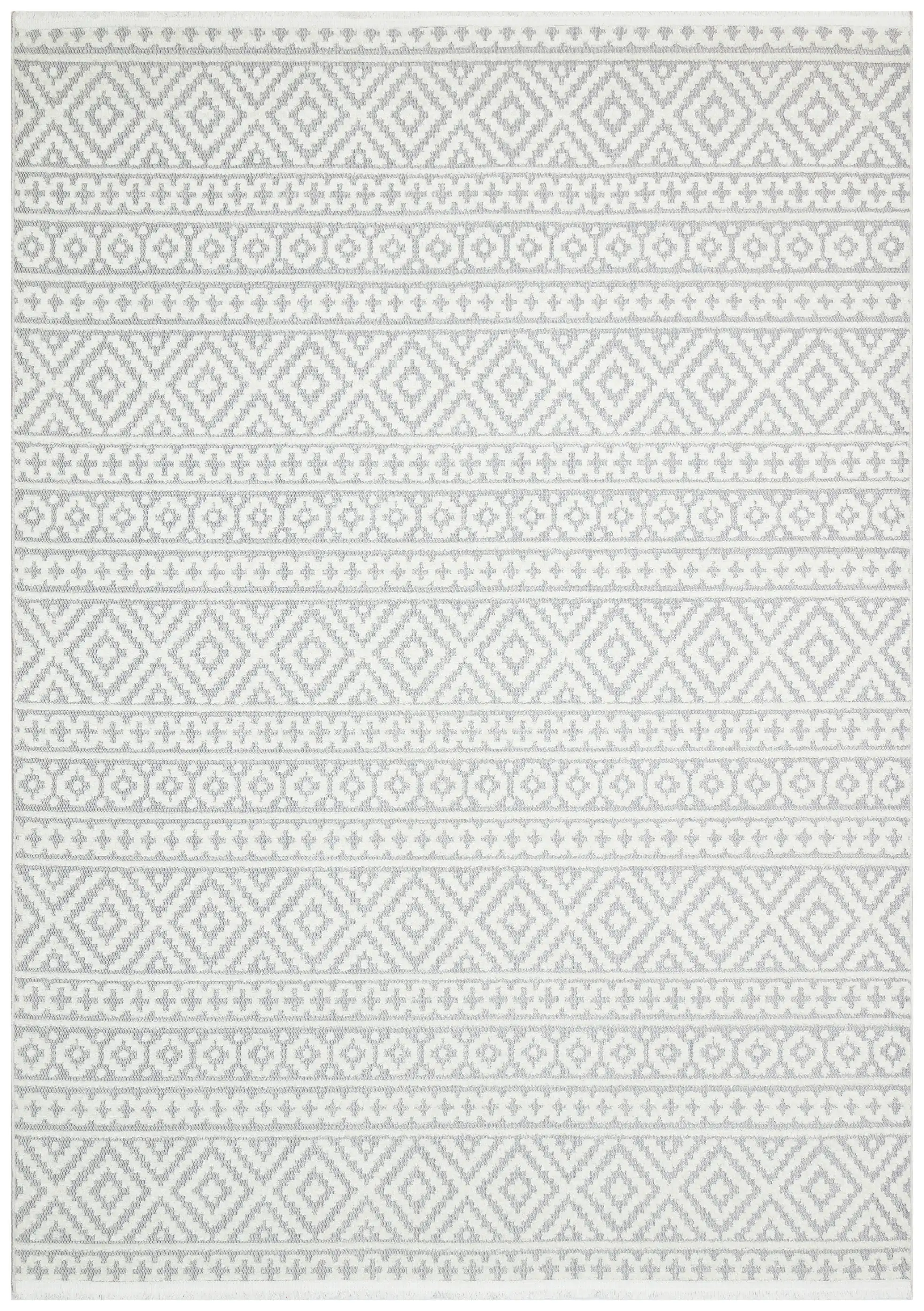 JAZZ Indoor / Outdoor JAZ04 Silver Rug - Image 3