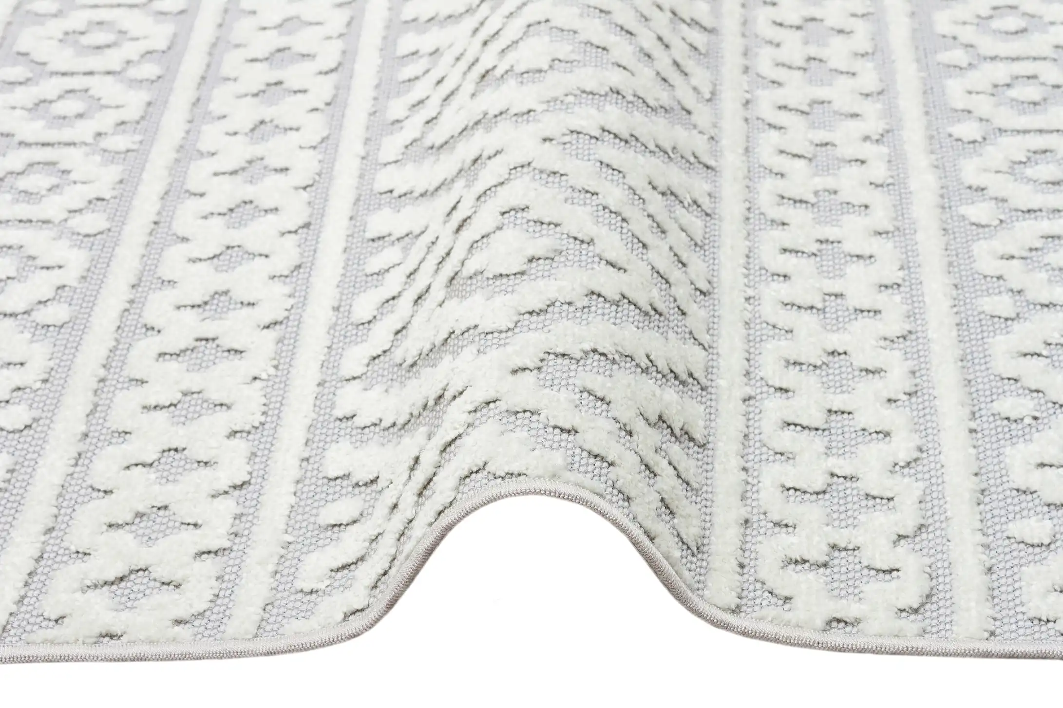 JAZZ Indoor / Outdoor JAZ04 Silver Rug - Image 5