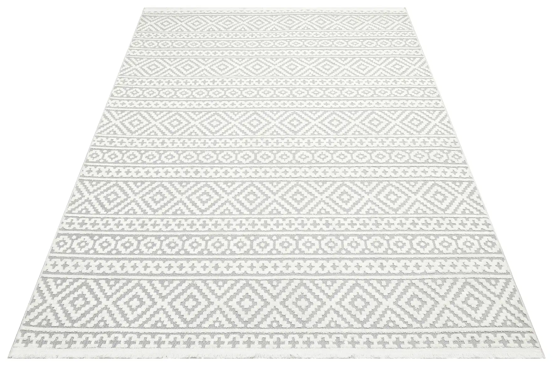 JAZZ Indoor / Outdoor JAZ04 Silver Rug - Image 7