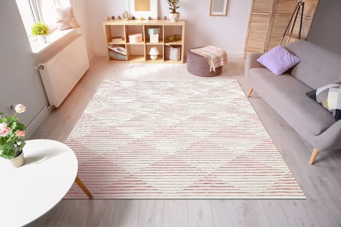 JAZZ Indoor / Outdoor JAZ11 Rose Rug - Image 6