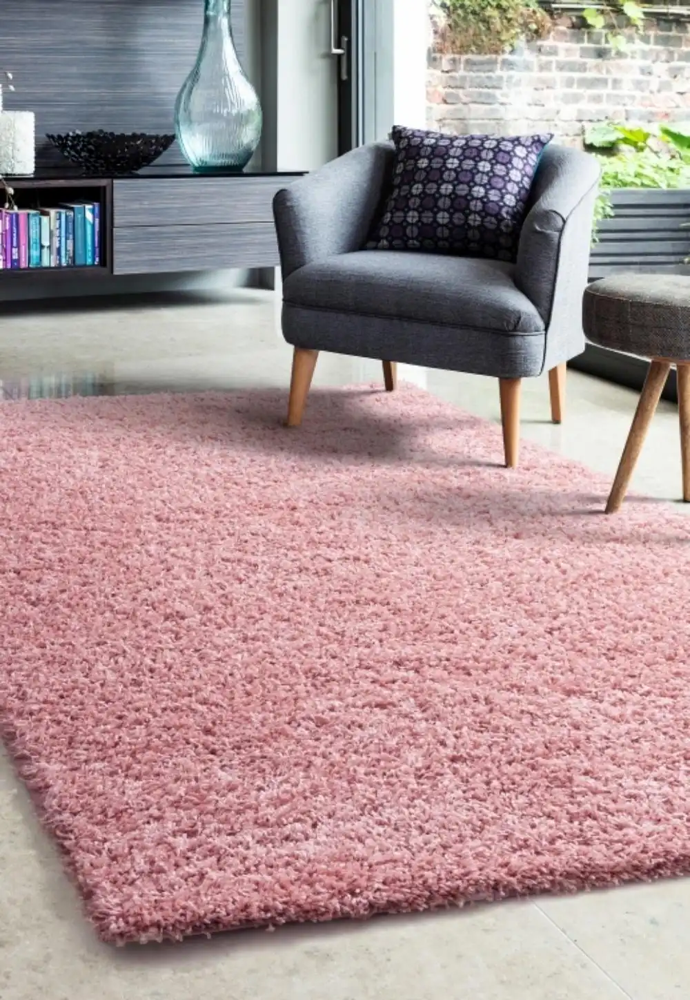 Jazz Shaggy BLUSH PINK Rug