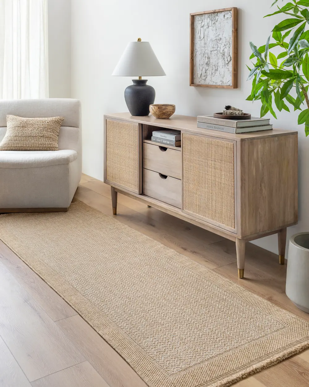 Jenny In- & Outdoor Cottage Jute-Look Beige/Tan Rug - Image 5