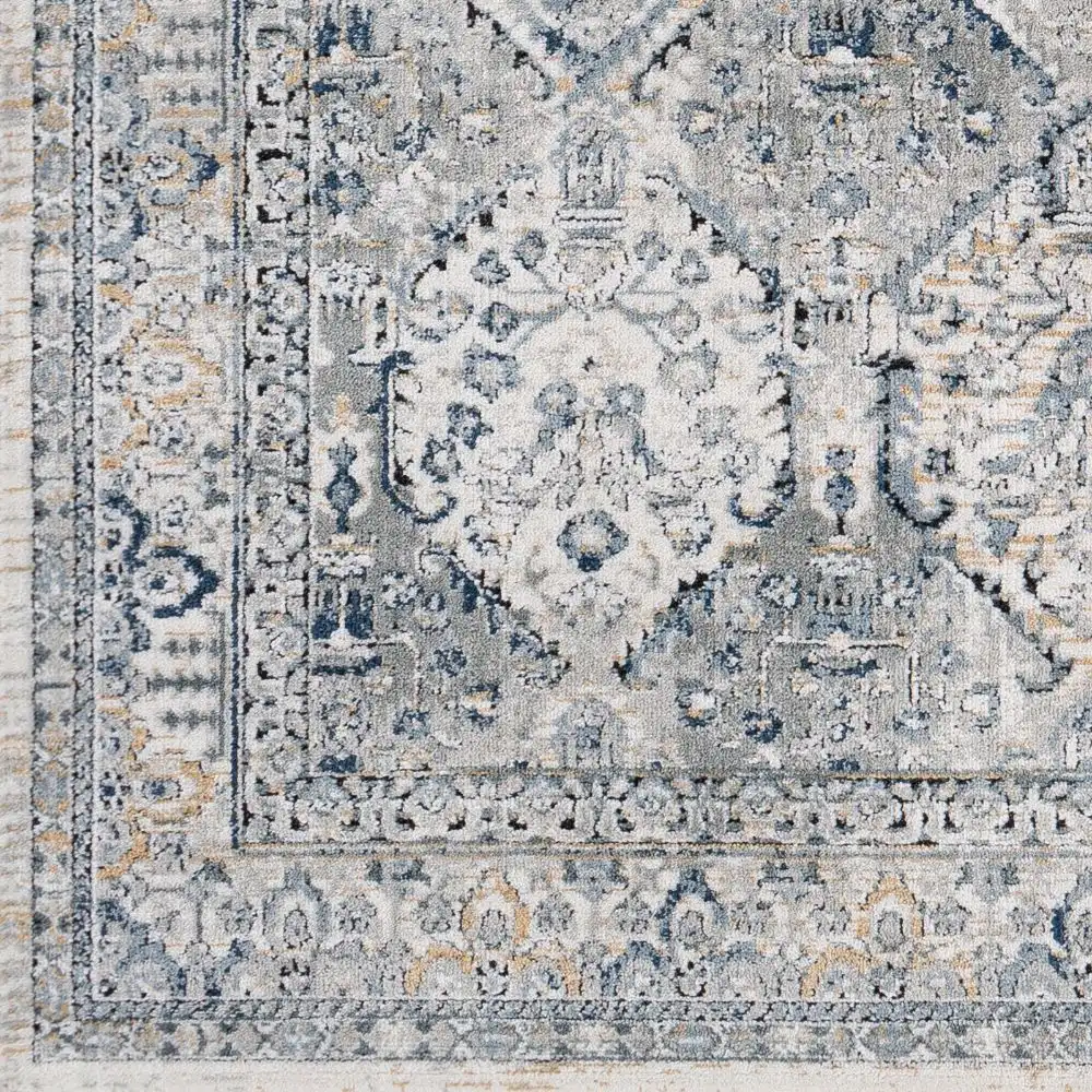 Camila Vintage Oriental Boho Light Grey Rug - Image 2