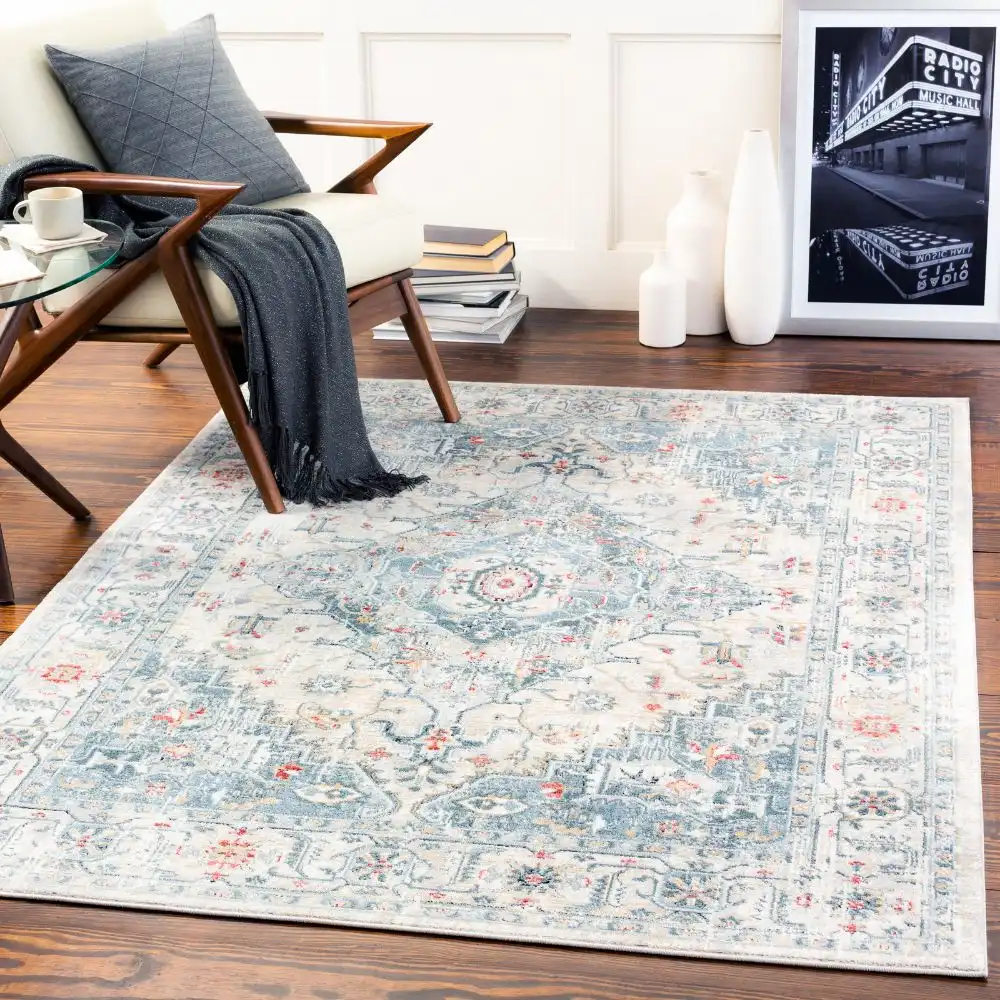 Dalila Vintage Oriental Boho Medium Grey Rug - Image 5