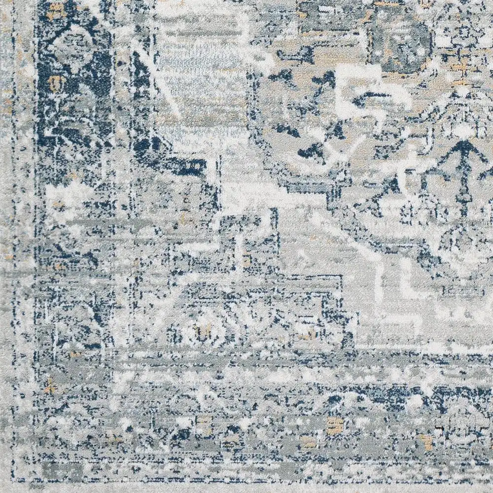 Isabella Vintage Oriental Boho Navy Rug - Image 3