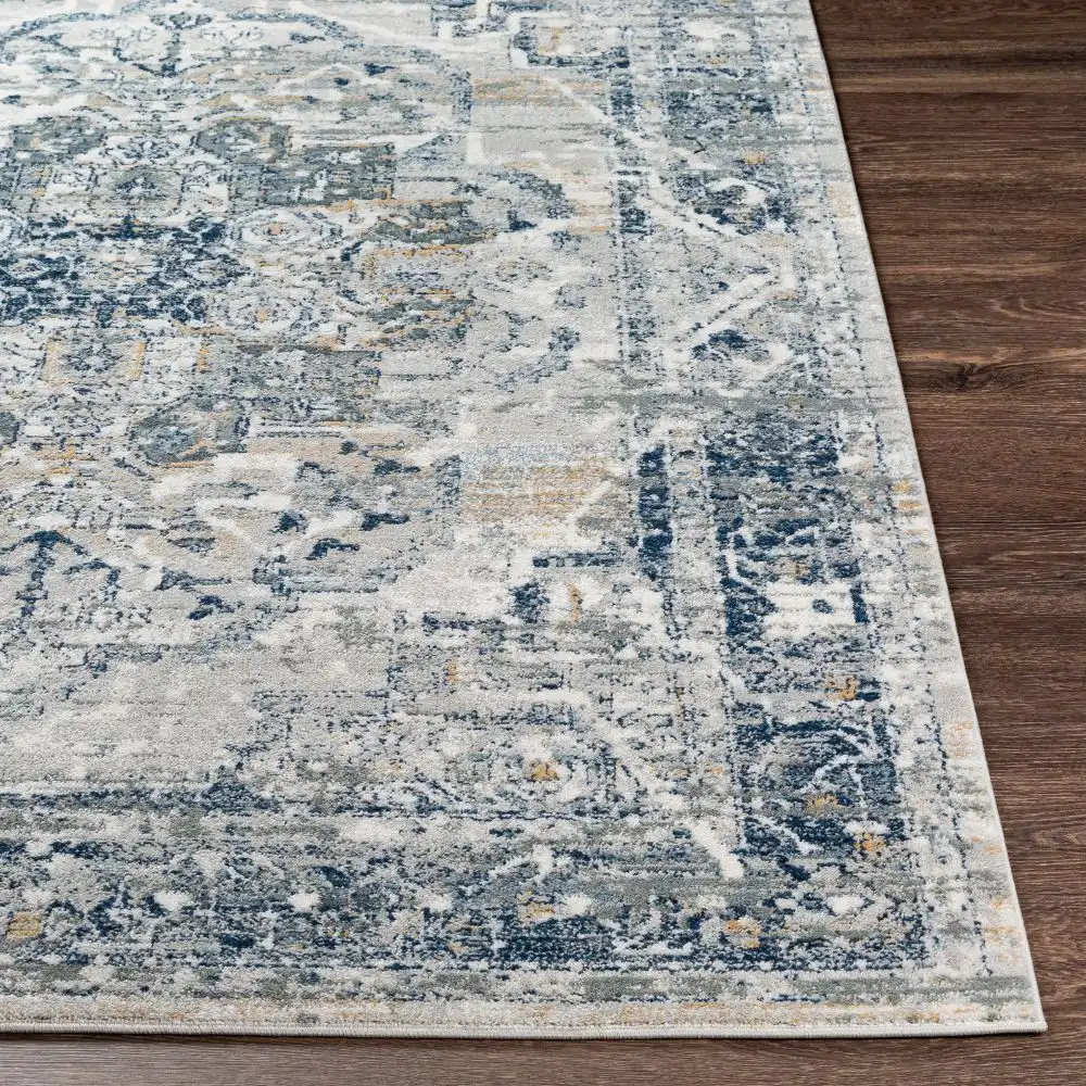 Isabella Vintage Oriental Boho Navy Rug - Image 5