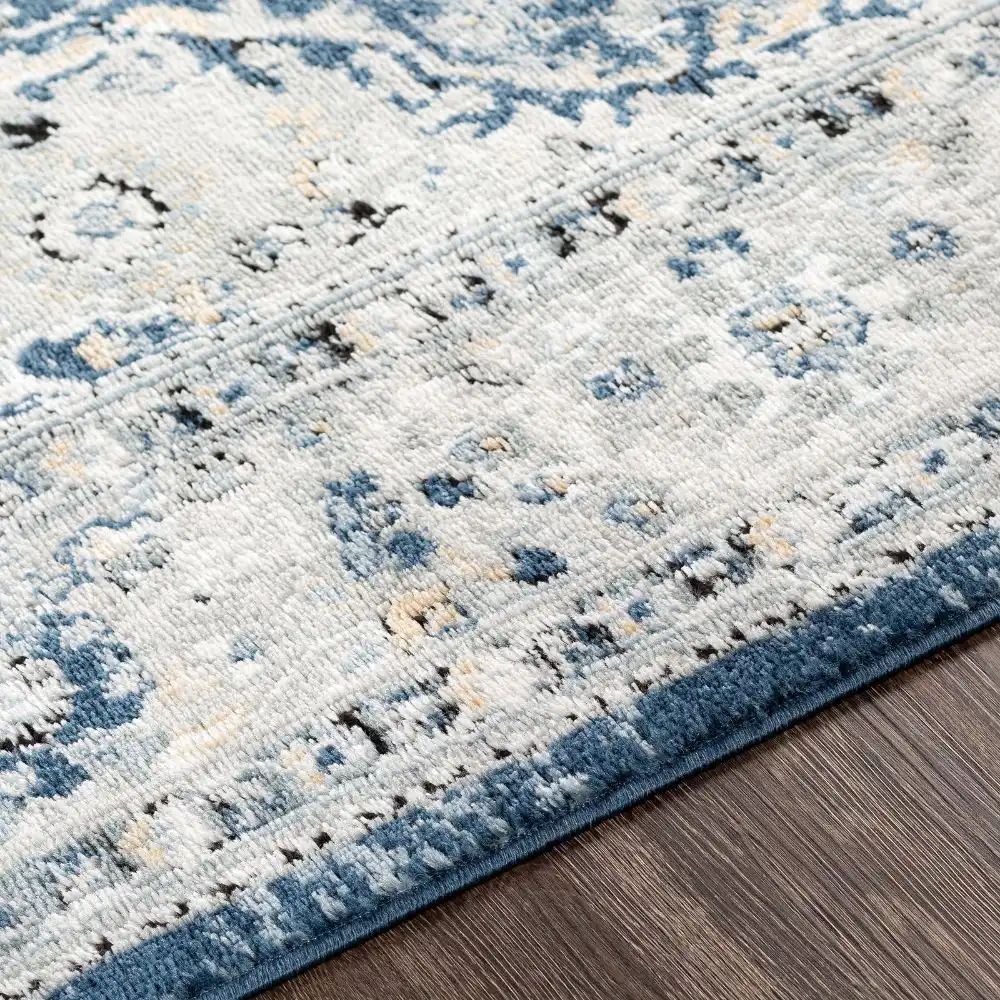 Petra Vintage Oriental Boho Navy Rug - Image 2