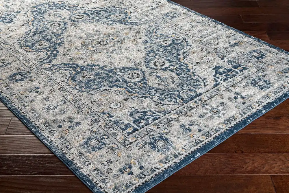 Petra Vintage Oriental Boho Navy Rug - Image 3