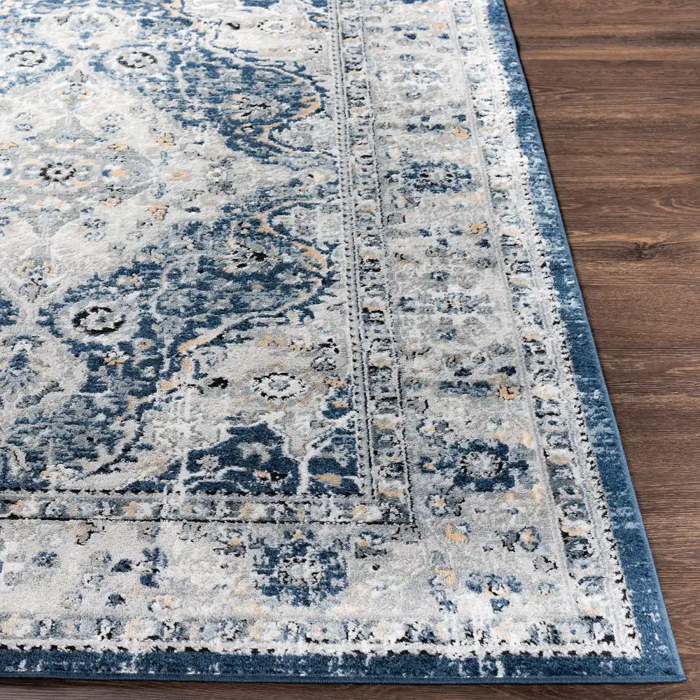 Petra Vintage Oriental Boho Navy Rug - Image 5