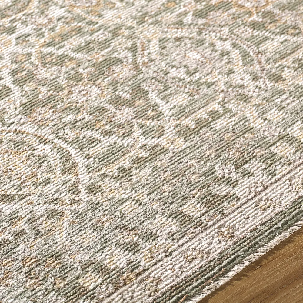 Myrtle Avenue VI Galey Alix X Livabliss Vintage Oriental Boho Olive/Medium Brown Rug - Image 5